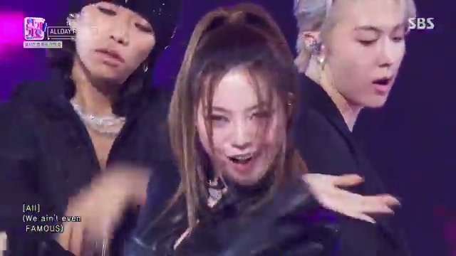 ALLDAY PROJECT - FAMOUS가 SBS 인기가요에! 🎤 비밀스런 무대 이야기