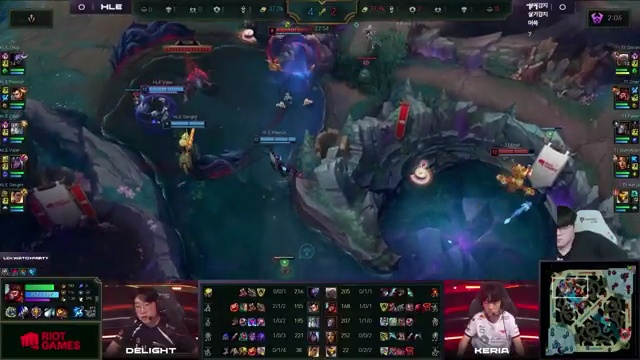 2025 LCK 대격돌, HLE vs T1 하이라이트: 울프 이재완의 분석! - 장면 1